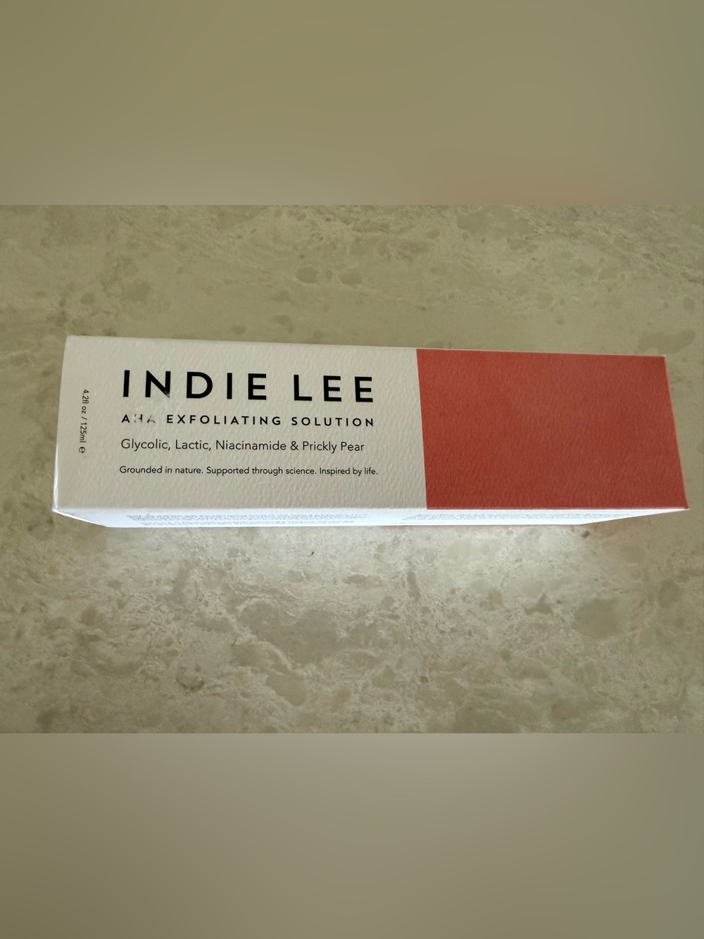 Indie Lee AHA Exfoliating Solution 4.2 oz / 125ml NIB New In Bo